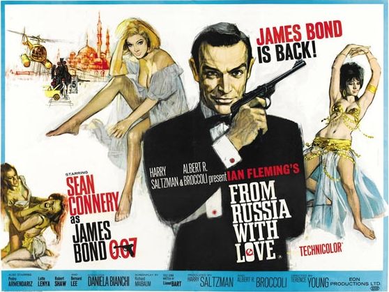 Poster, Bond 007 Walther LP53 on a From Russia With Love