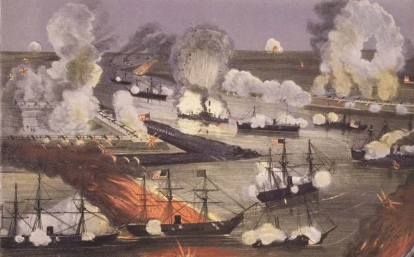 Battle of New Orleans, April 1862.