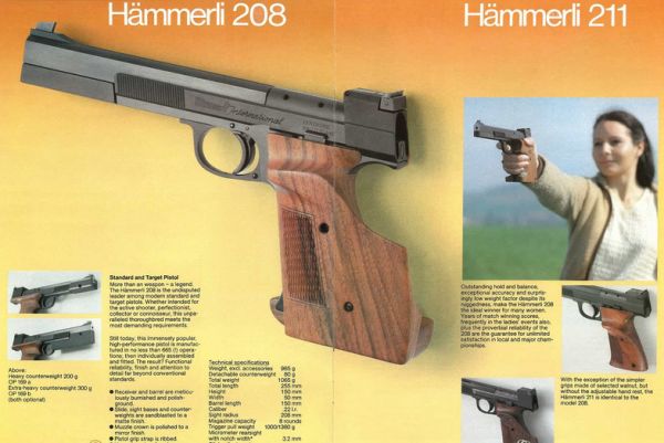 Hämmerli 208/211 brochure