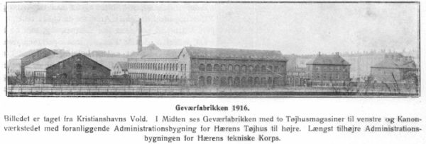 Geværfabrikken 1916, Tøjhusgrunden